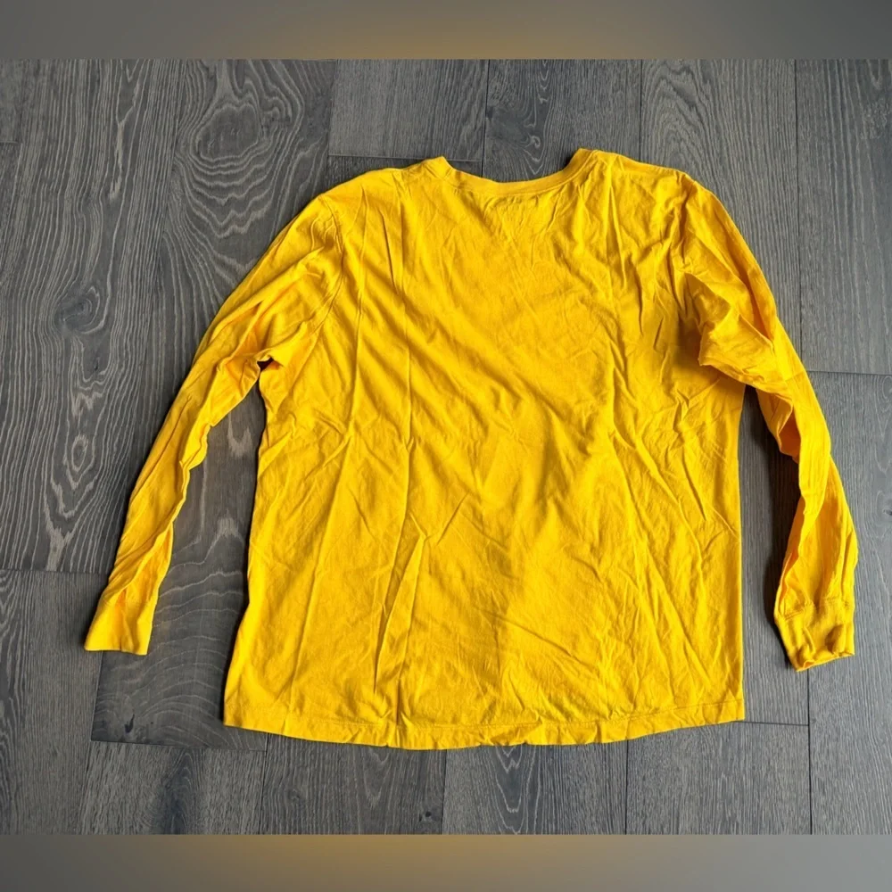 Nike The Nike Tee Long Sleeve in Yellow Size XXL